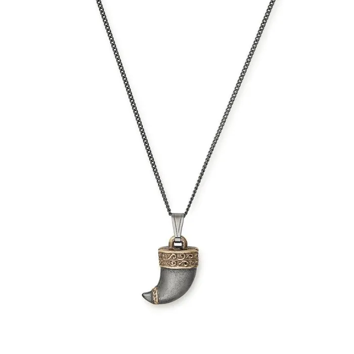Tiger039s Claw Necklace Two Tone Midnight Silver Women Alex And Ani Animals