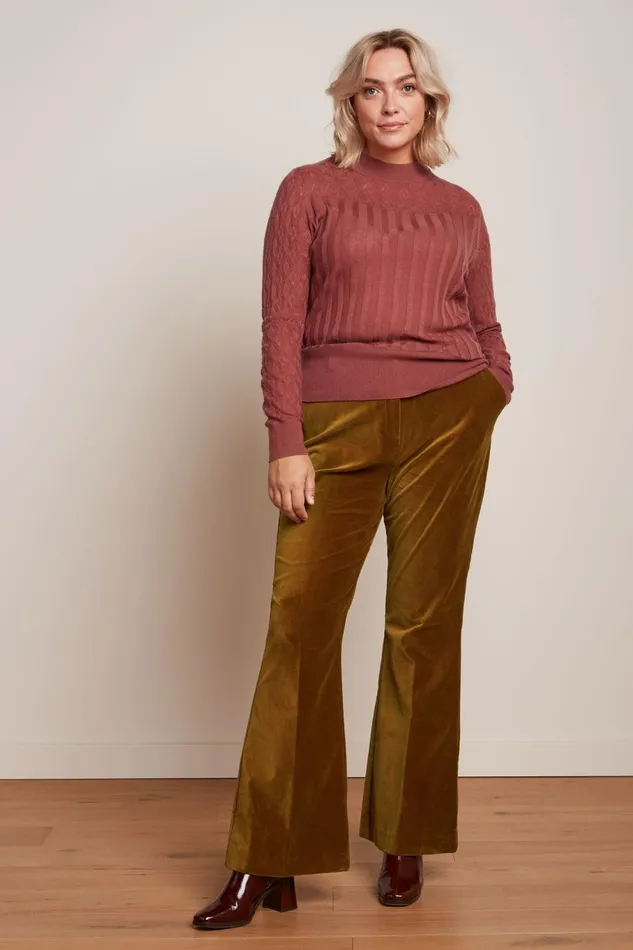 Tops and Shirts Women King Louie Agnes Turtle Top Appleton Mesa Pink 8211 Appleton