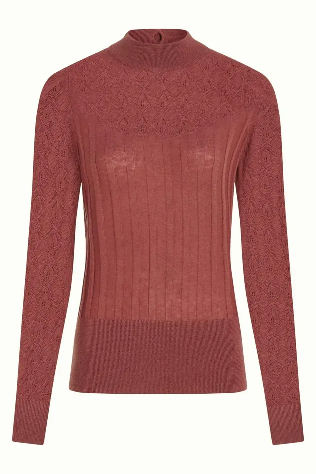 Tops and Shirts Women King Louie Agnes Turtle Top Appleton Mesa Pink 8211 Appleton