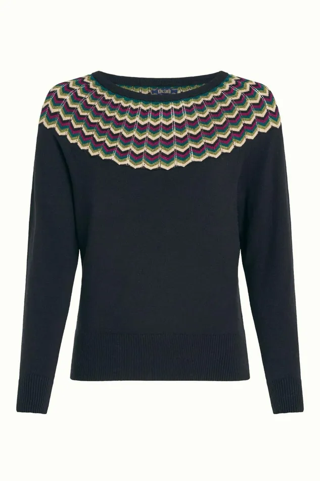 Tops and Shirts Women King Louie Andie Top Woogie Black 8211 Woogie