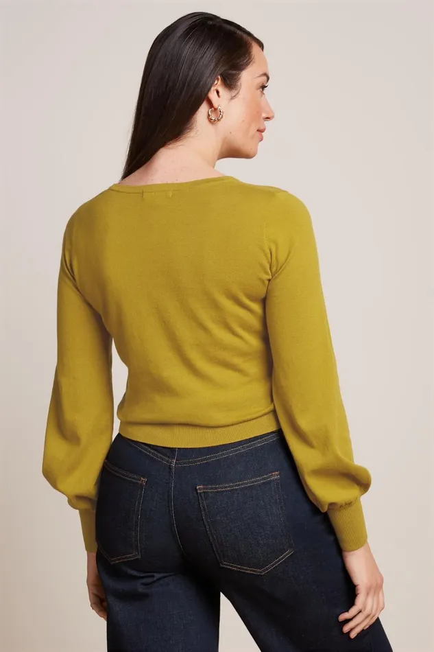 Tops and Shirts Women King Louie Bell Sleeve Top Club Curry Yellow 8211 Club