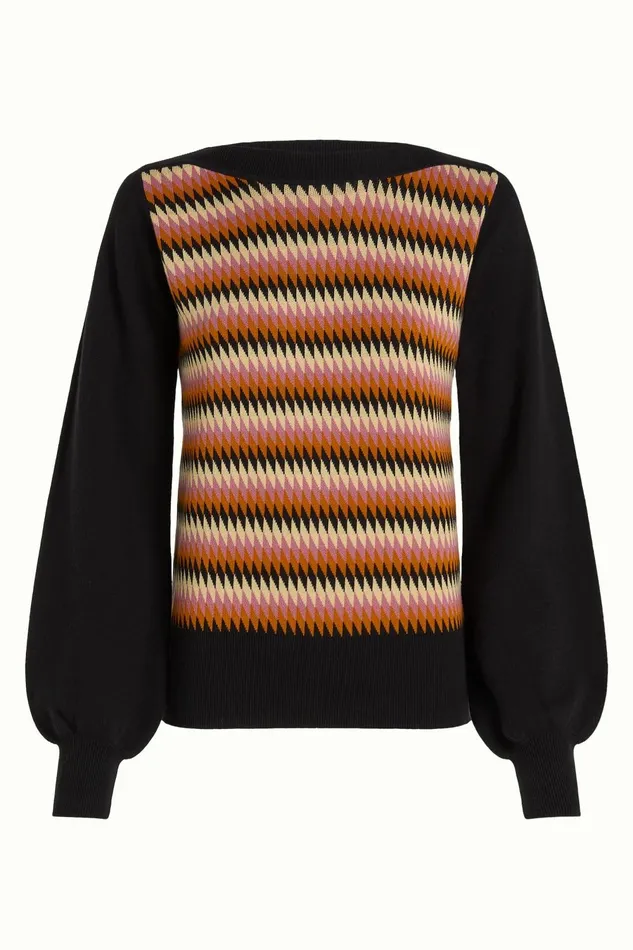 Tops and Shirts Women King Louie Erin Top Birdie Black 8211 Birdie