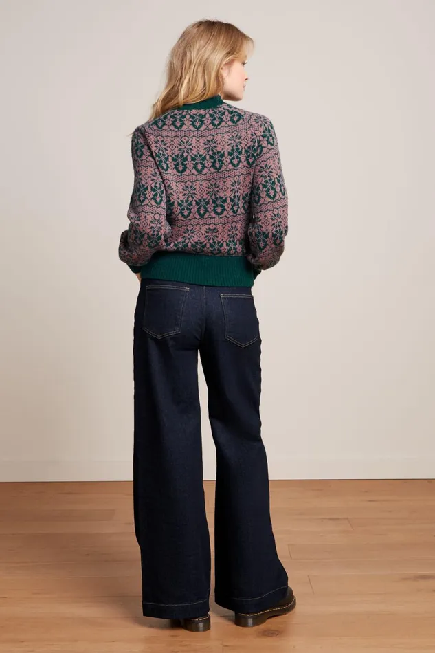 Tops and Shirts Women King Louie Jeanie Top Duchess Pine Green 8211 Duchess