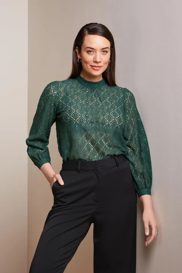 Tops and Shirts Women King Louie Phoebe Top Artiste Lace Amazon Green 8211 Artiste Lace Tops and Shirts Women King Louie Phoebe Top Artiste Lace Amazon Green 8211 Artiste Lace