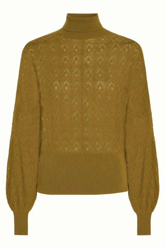 Tops and Shirts Women King Louie Tina Top Appleton Golden Brown 8211 Appleton