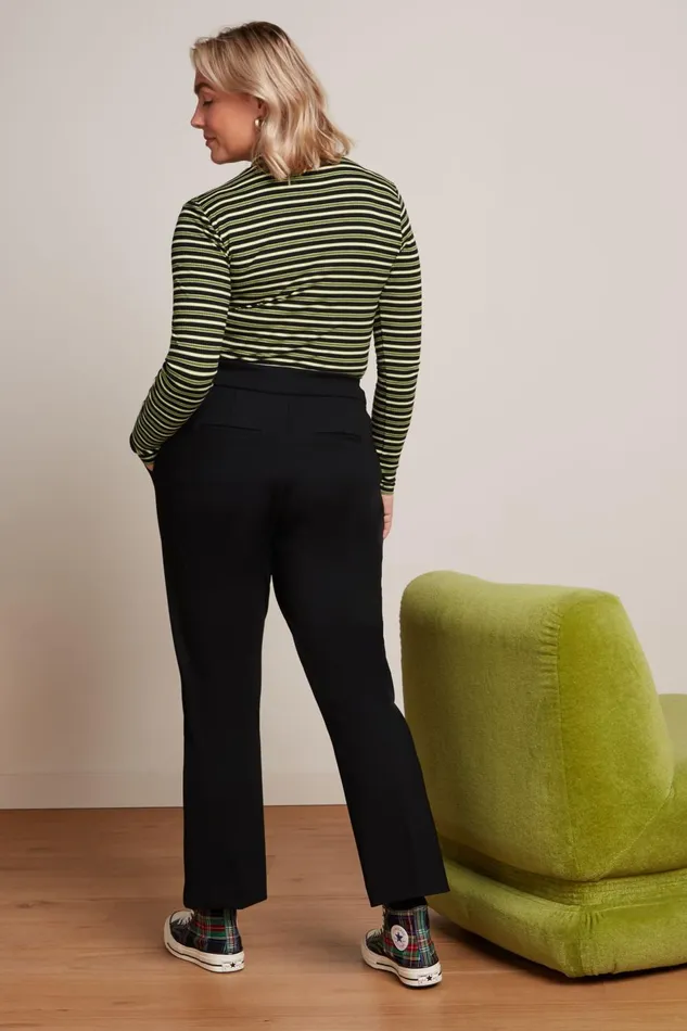 Tops and Shirts Women King Louie Turtle Top Pimm Stripe Woodbine Green 8211 Pimm Stripe
