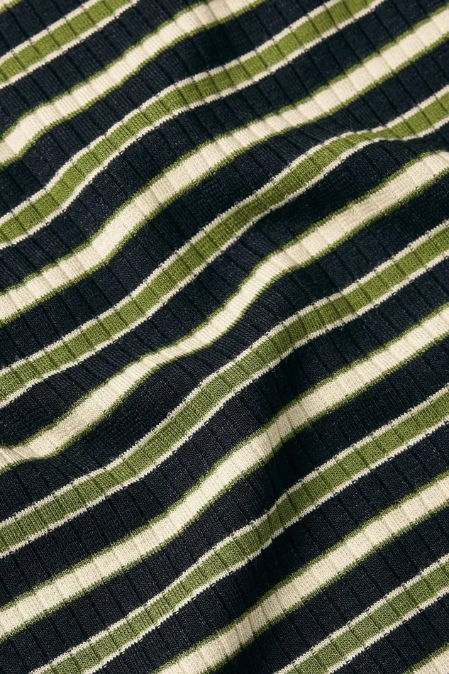 Tops and Shirts Women King Louie Turtle Top Pimm Stripe Woodbine Green 8211 Pimm Stripe