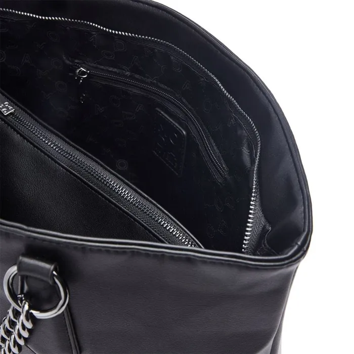 Tote Bags Women Moda In Pelle Berklie Bag Black Porvair