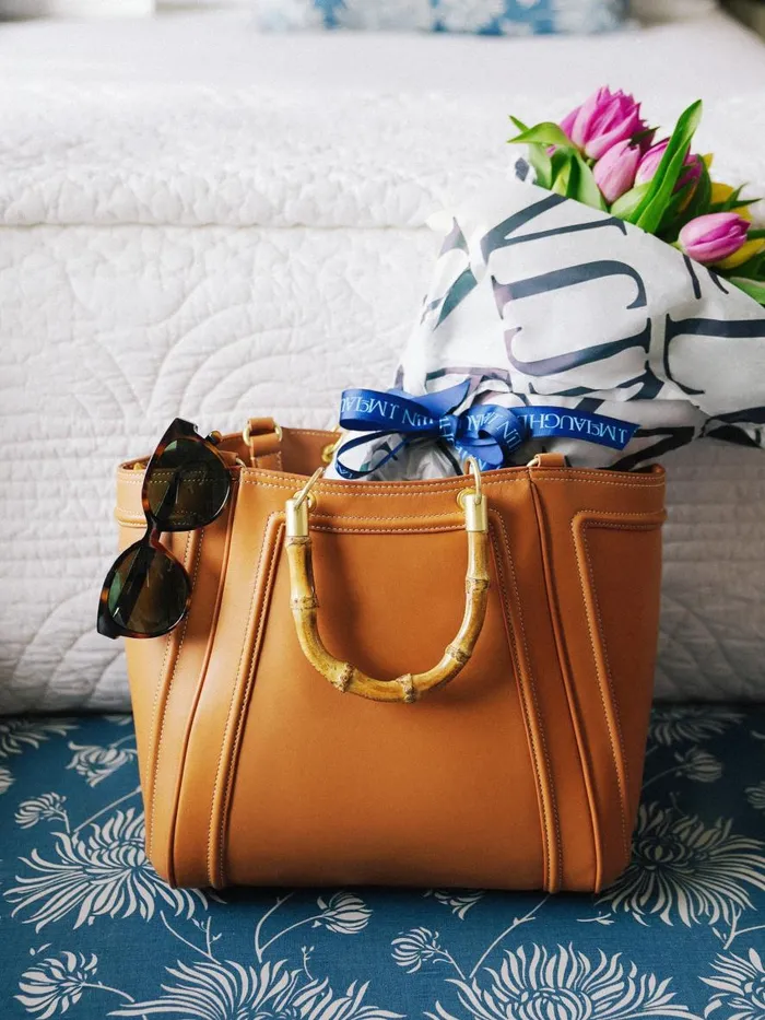 Totes WomenMen JMcLaughlin Veranda Leather Tote Vachetta