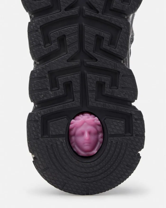 Trigreca Sneakers Black Men Versace Sneakers