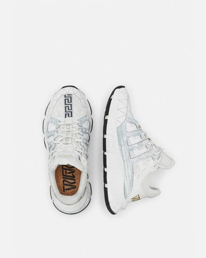Trigreca Sneakers White Men Versace Sneakers