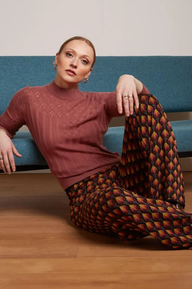 Trousers Women King Louie Border Pants Waterloo Black 8211 Waterloo