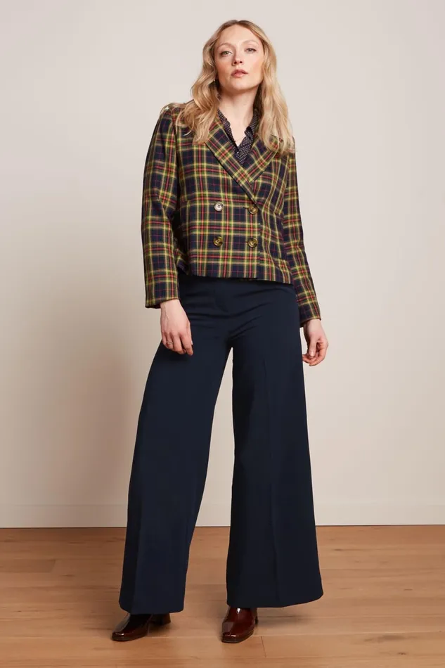 Trousers Women King Louie Chloe Pants Marple Blue 8211 Marple