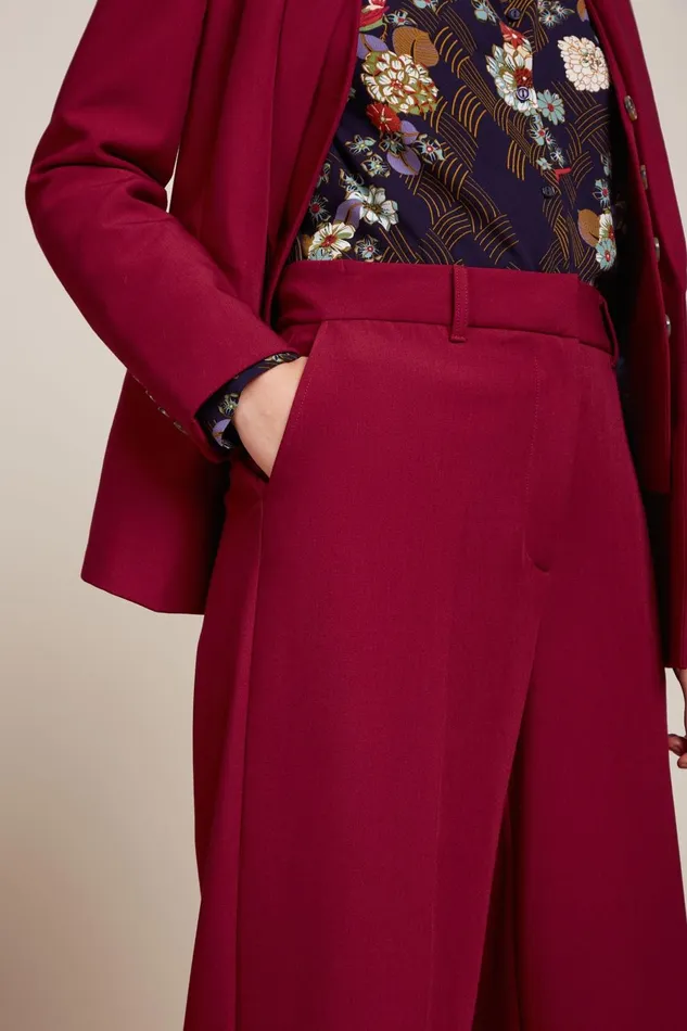 Trousers Women King Louie Federica Pants Marple Rumba Red 8211 Marple