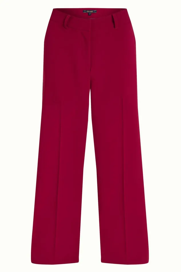 Trousers Women King Louie Federica Pants Marple Rumba Red 8211 Marple