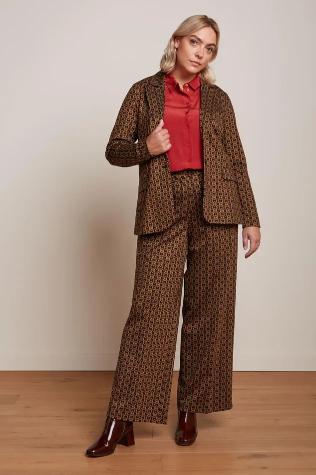 Trousers Women King Louie Federica Pants Ripley Evening Blue 8211 Ripley