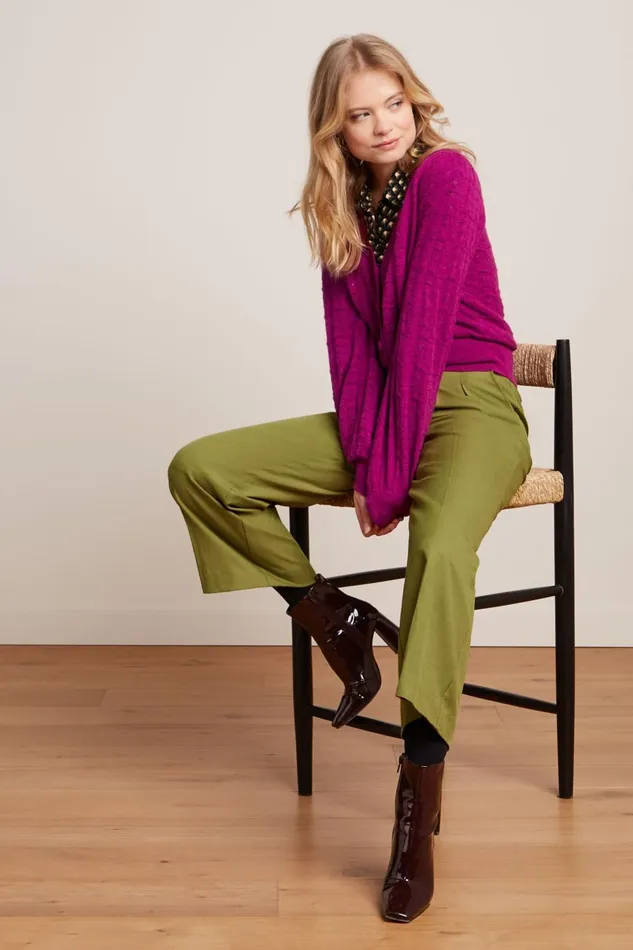 Trousers Women King Louie Fintan Pants Brighton Olive Green 8211 Brighton