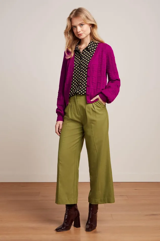 Trousers Women King Louie Fintan Pants Brighton Olive Green 8211 Brighton
