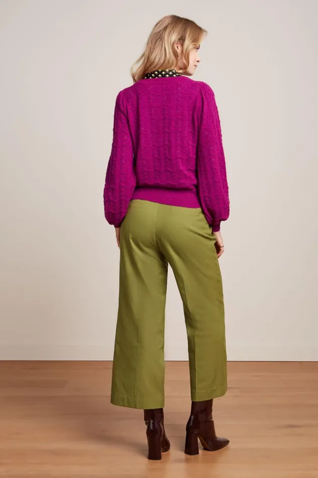 Trousers Women King Louie Fintan Pants Brighton Olive Green 8211 Brighton