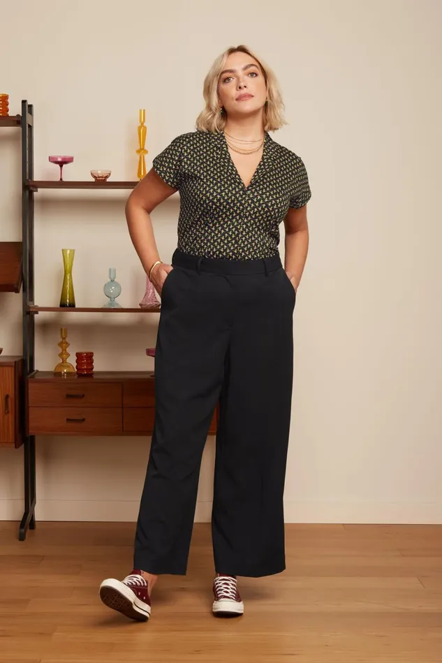 Trousers Women King Louie Frederica Pants Broadway Black 8211 Broadway