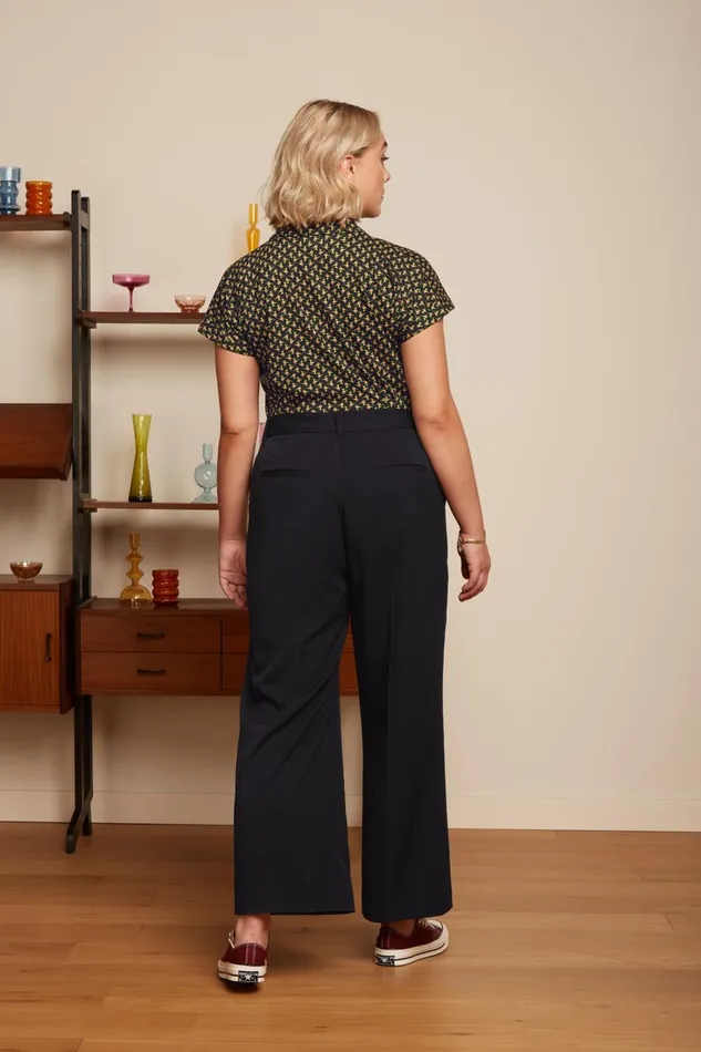 Trousers Women King Louie Frederica Pants Broadway Black 8211 Broadway
