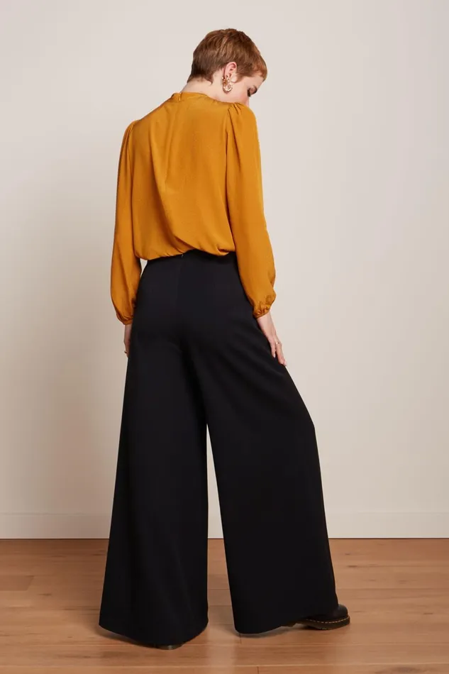 Trousers Women King Louie Pia Pants Broadway Black 8211 Broadway