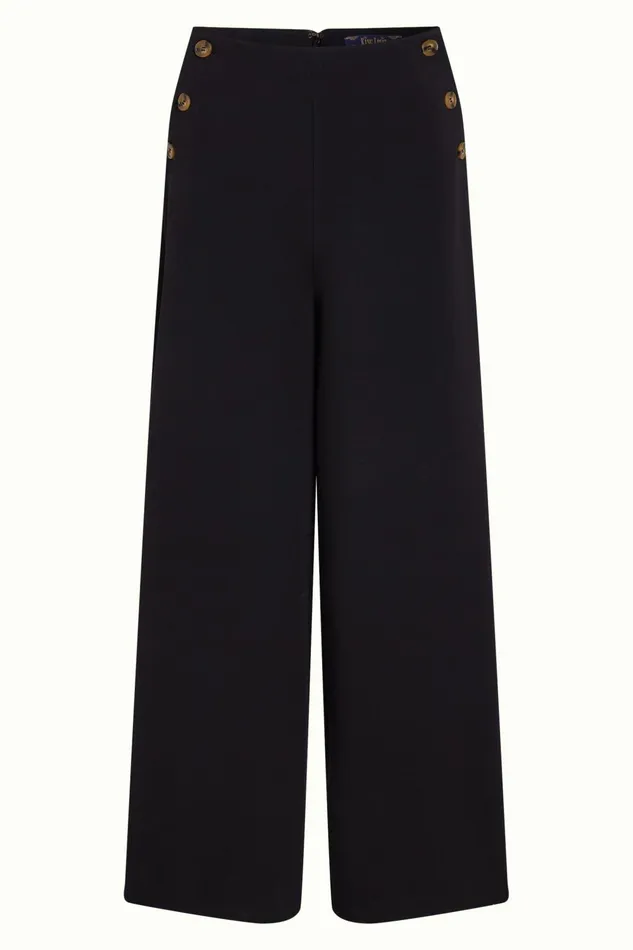 Trousers Women King Louie Pia Pants Broadway Black 8211 Broadway