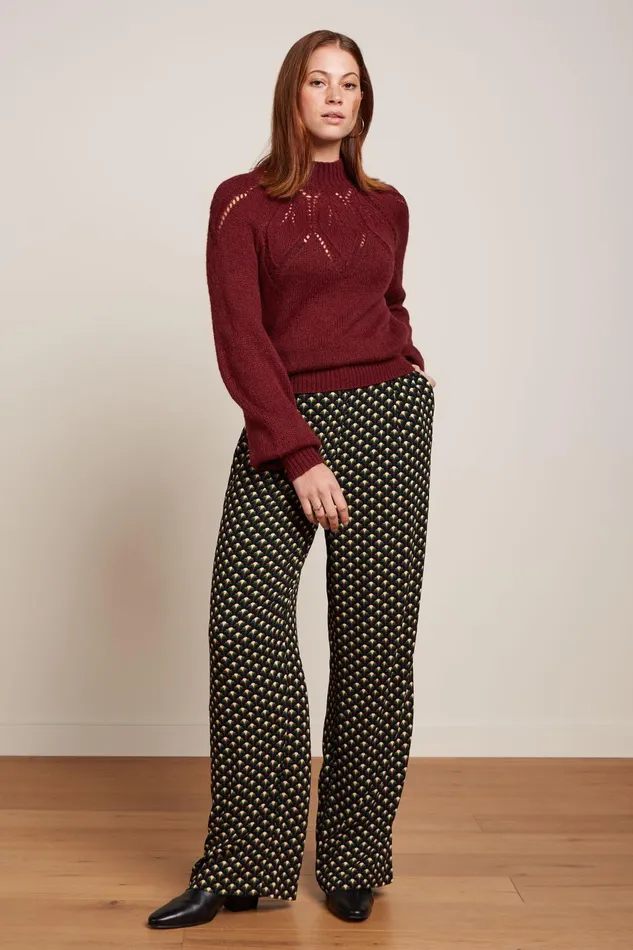 Trousers Women King Louie Rylee Pants Mayfield Sycamore Green 8211 Mayfield