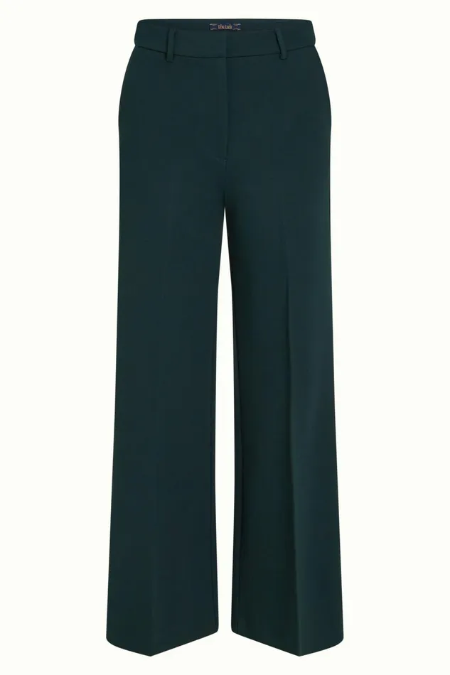 Trousers Women King Louie Verna Pants Uni Rodeo Sycamore Green 8211 Uni Rodeo