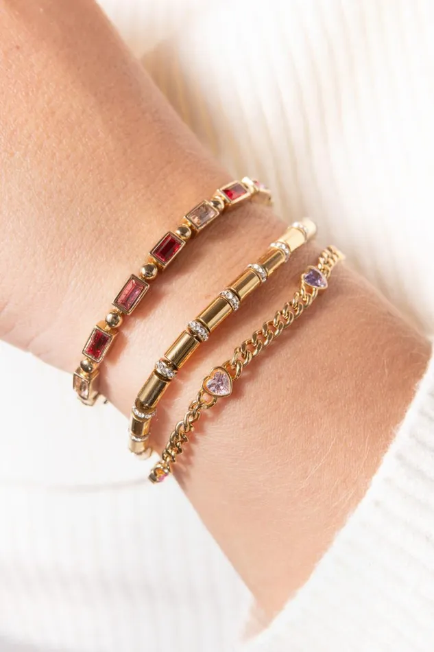 Tube Bead And Crystal Chain Bracelet Stainless Steel Silver Women Alex And Ani Bracelets Tube Bead And Crystal Chain Bracelet Stainless Steel Silver Women Alex And Ani Bracelets