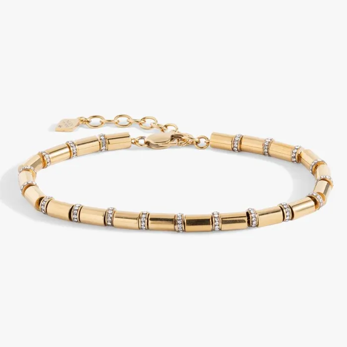 Tube Bead And Crystal Chain Bracelet Stainless Steel Silver Women Alex And Ani Bracelets Tube Bead And Crystal Chain Bracelet Stainless Steel Silver Women Alex And Ani Bracelets