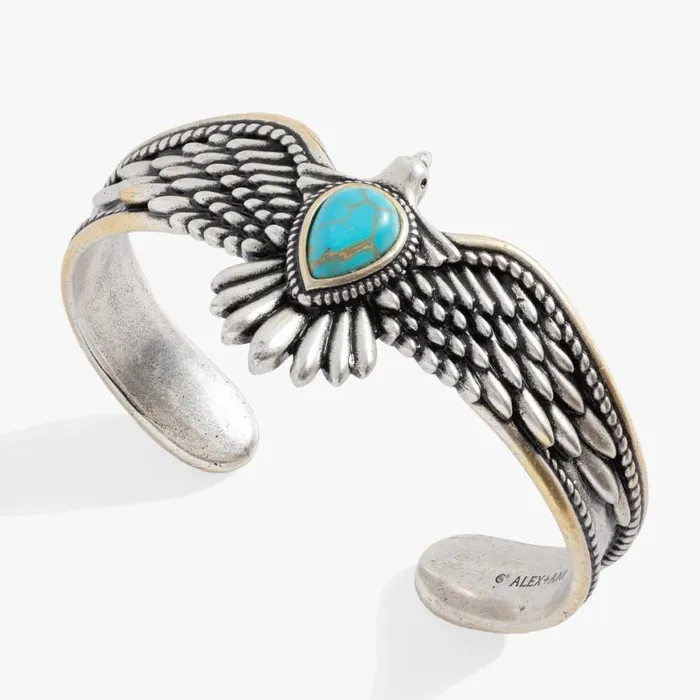 Turquoise Eagle Cuff Bracelet Two Tone Women Alex And Ani Bracelets Turquoise Eagle Cuff Bracelet Two Tone Women Alex And Ani Bracelets