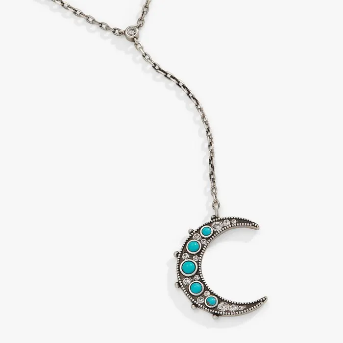 Turquoise Lariat Necklace Silver Women Alex And Ani Necklaces
