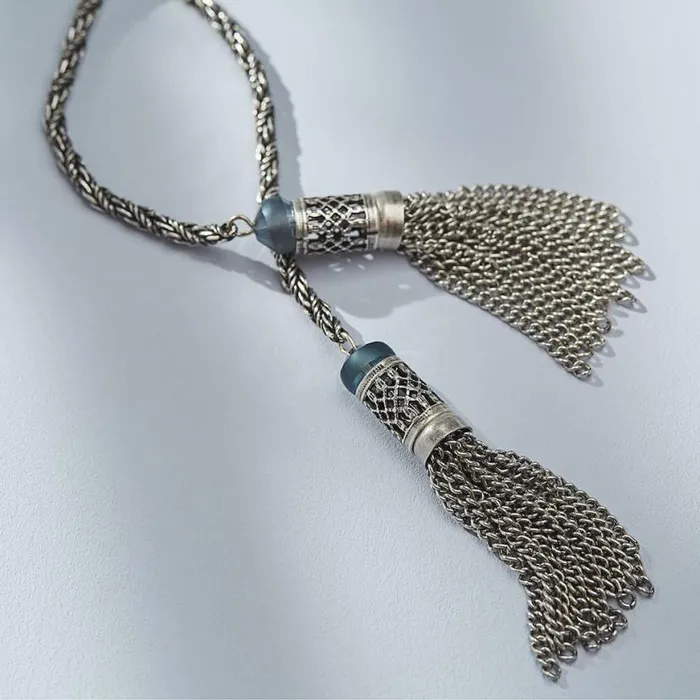 Twisted Rope Tassel Wrap Necklace Rafaelian Silver Women Alex And Ani Necklaces Twisted Rope Tassel Wrap Necklace Rafaelian Silver Women Alex And Ani Necklaces