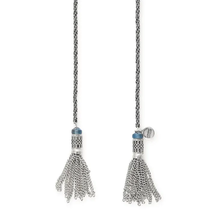 Twisted Rope Tassel Wrap Necklace Rafaelian Silver Women Alex And Ani Necklaces Twisted Rope Tassel Wrap Necklace Rafaelian Silver Women Alex And Ani Necklaces