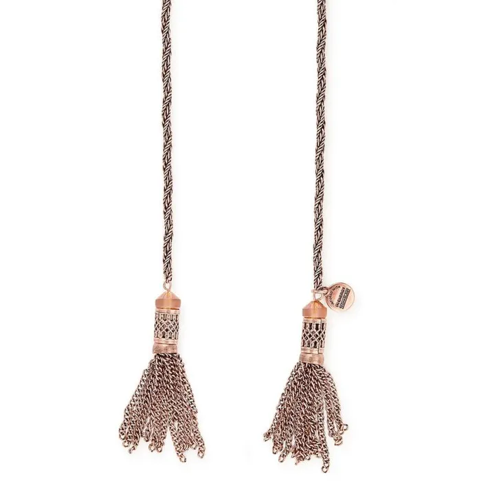 Twisted Rope Tassel Wrap Necklace Rafaelian Silver Women Alex And Ani Necklaces Twisted Rope Tassel Wrap Necklace Rafaelian Silver Women Alex And Ani Necklaces