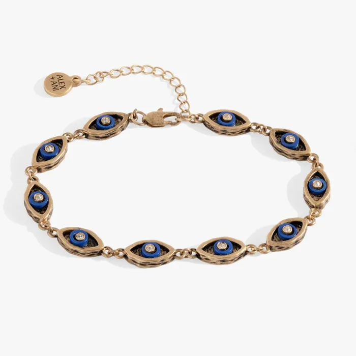 Untamed Evil Eye Chain Bracelet Antique Gold Women Alex And Ani Bracelets