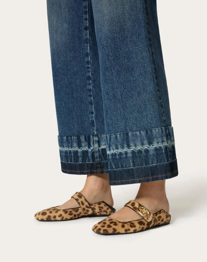 Valentino Ballerinas Woman Vlogo Locker Maryjane Ballerina In Ponyeffect Calfskin For Woman In Beigebrownblack Beigebrownblack Valentino Ballerinas Woman Vlogo Locker Maryjane Ballerina In Ponyeffect Calfskin For Woman In Beigebrownblack Beigebrownblack