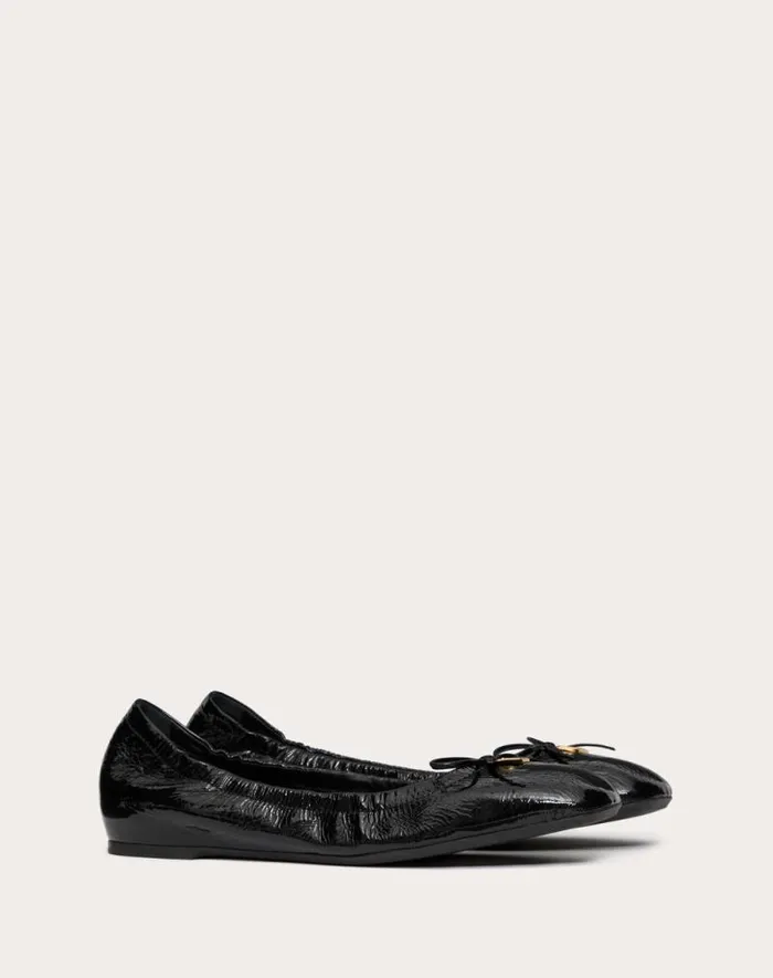 Valentino Ballerinas Woman Vlogo Signature Patent Leather Ballerina For Woman In Rose Cannelle Rose Cannelle Valentino Ballerinas Woman Vlogo Signature Patent Leather Ballerina For Woman In Rose Cannelle Rose Cannelle