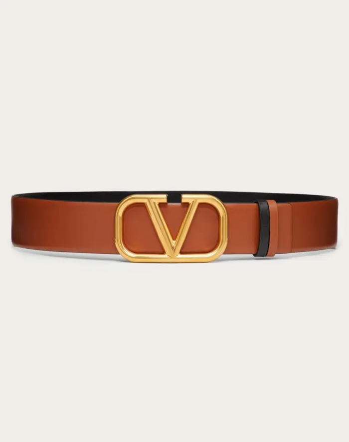 Valentino Belts Woman Reversible Vlogo Signature Belt In Glossy Calfskin 40 Mm For Woman In Light Ivoryrose Cannelle Light Ivoryrose Cannelle Valentino Belts Woman Reversible Vlogo Signature Belt In Glossy Calfskin 40 Mm For Woman In Light Ivoryrose Cannelle Light Ivoryrose Cannelle