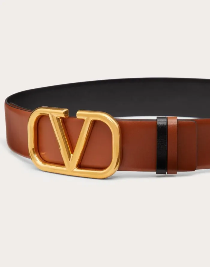 Valentino Belts Woman Reversible Vlogo Signature Belt In Glossy Calfskin 40 Mm For Woman In Light Ivoryrose Cannelle Light Ivoryrose Cannelle Valentino Belts Woman Reversible Vlogo Signature Belt In Glossy Calfskin 40 Mm For Woman In Light Ivoryrose Cannelle Light Ivoryrose Cannelle