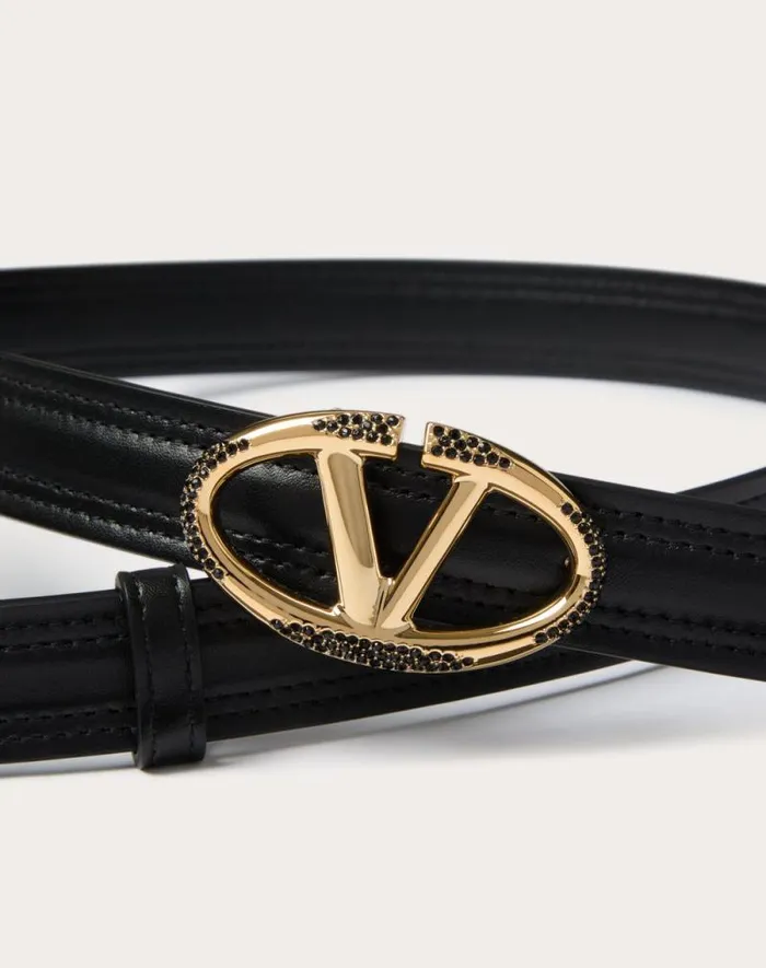 Valentino Belts Woman The Bold Edition Vlogo Shiny Calfskin Belt 20 Mm For Woman In Multicolour Multicolour Valentino Belts Woman The Bold Edition Vlogo Shiny Calfskin Belt 20 Mm For Woman In Multicolour Multicolour