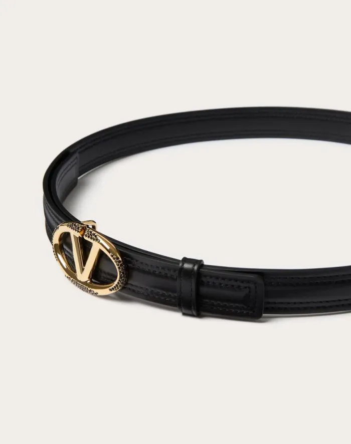 Valentino Belts Woman The Bold Edition Vlogo Shiny Calfskin Belt 20 Mm For Woman In Multicolour Multicolour Valentino Belts Woman The Bold Edition Vlogo Shiny Calfskin Belt 20 Mm For Woman In Multicolour Multicolour