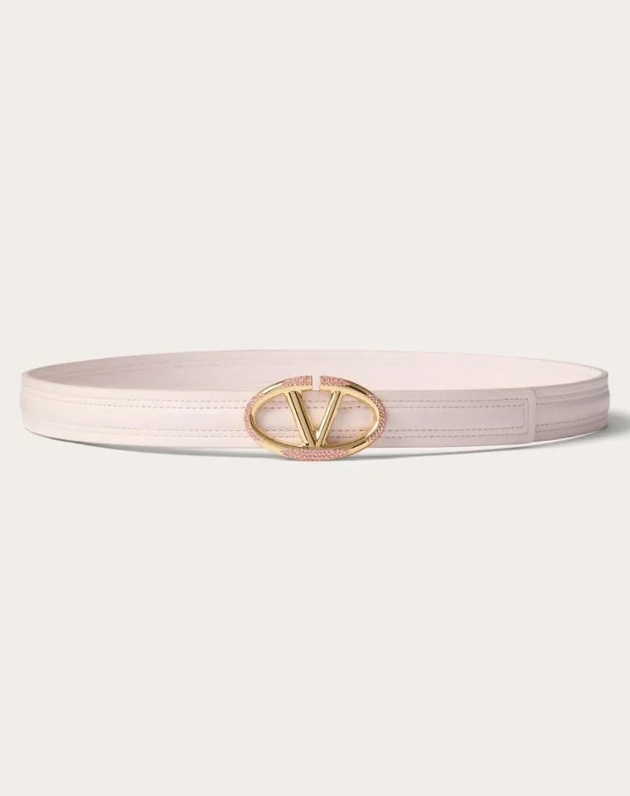 Valentino Belts Woman The Bold Edition Vlogo Shiny Calfskin Belt 20 Mm For Woman In Multicolour Multicolour Valentino Belts Woman The Bold Edition Vlogo Shiny Calfskin Belt 20 Mm For Woman In Multicolour Multicolour