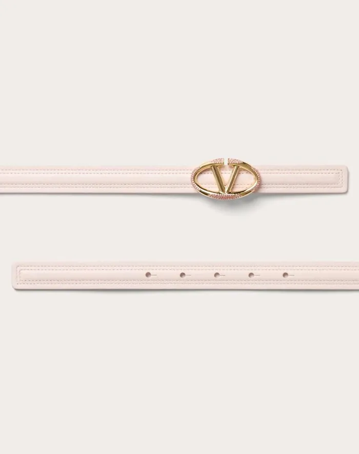 Valentino Belts Woman The Bold Edition Vlogo Shiny Calfskin Belt 20 Mm For Woman In Multicolour Multicolour Valentino Belts Woman The Bold Edition Vlogo Shiny Calfskin Belt 20 Mm For Woman In Multicolour Multicolour