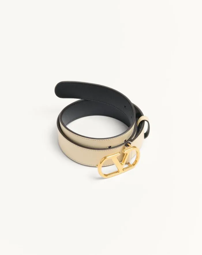 Valentino Belts Woman Vlogo Signature Belt In Shiny Calfskin 30 Mm For Woman In Deep Caramel Deep Caramel Valentino Belts Woman Vlogo Signature Belt In Shiny Calfskin 30 Mm For Woman In Deep Caramel Deep Caramel