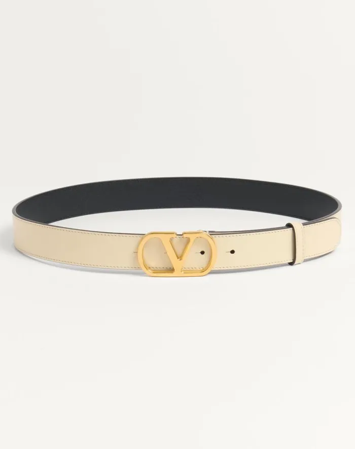 Valentino Belts Woman Vlogo Signature Belt In Shiny Calfskin 30 Mm For Woman In Deep Caramel Deep Caramel Valentino Belts Woman Vlogo Signature Belt In Shiny Calfskin 30 Mm For Woman In Deep Caramel Deep Caramel