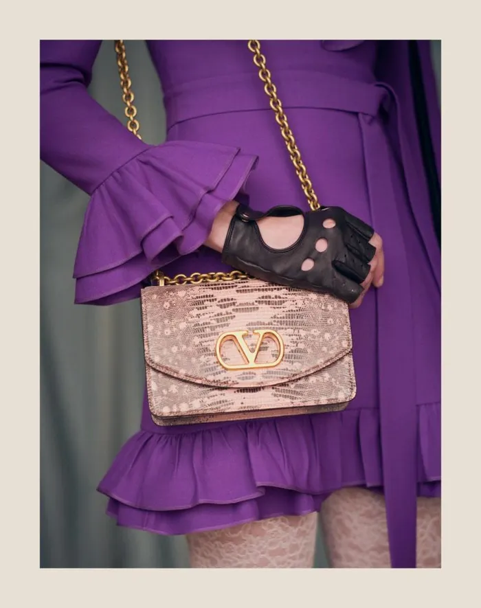 Valentino Dresses Woman Crepe Couture Short Dress For Woman In Violet Violet Valentino Dresses Woman Crepe Couture Short Dress For Woman In Violet Violet