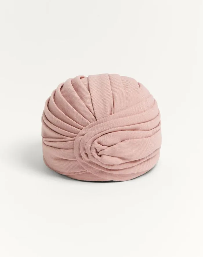 Valentino Hats And Gloves Woman Rigid Wool Turban For Woman In Bluegold Bluegold Valentino Hats And Gloves Woman Rigid Wool Turban For Woman In Bluegold Bluegold