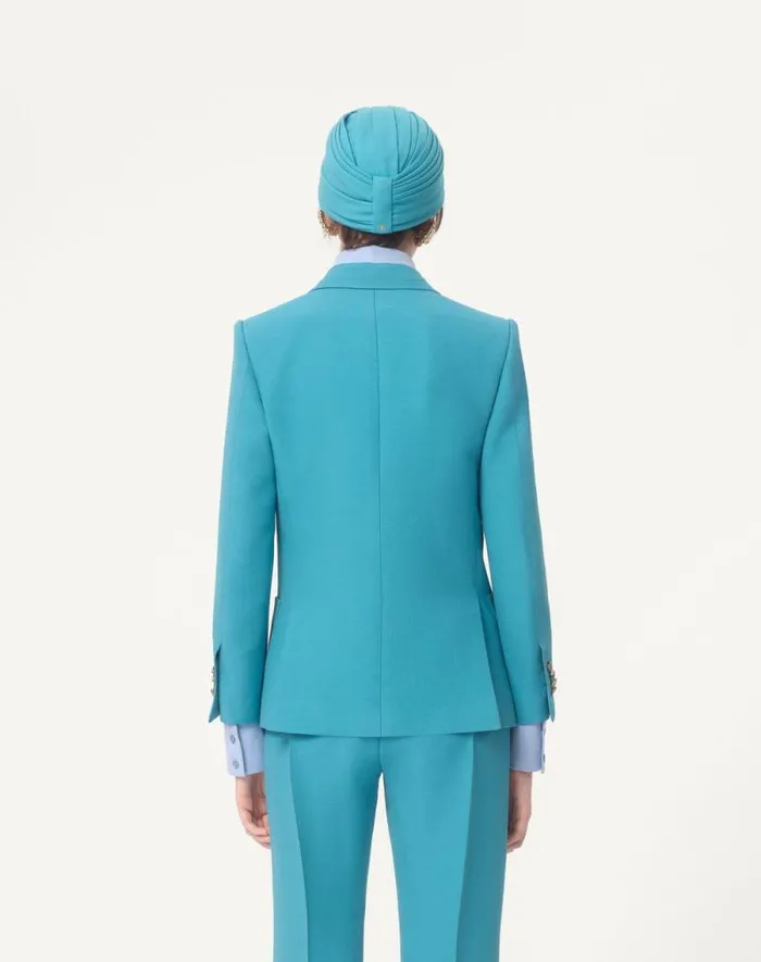Valentino Jackets And Blazers Woman Crepe Couture Blazer For Woman In Birch Birch